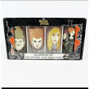 New in box Disney Hocus pocus glassware